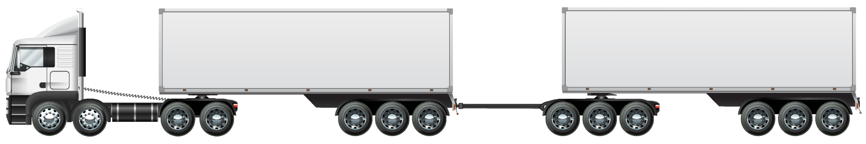 PM Fifth Wheel Multi Trailer Combination diagram